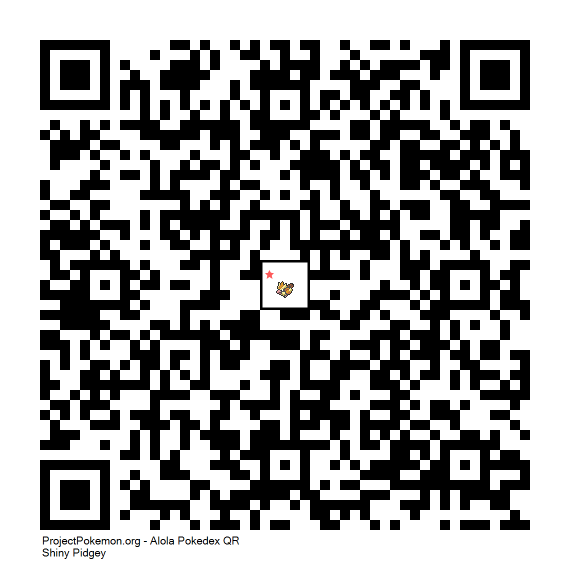 Cdigo QR de Pidgey variocolor